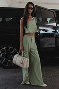 High-Waist Dreamscape Trouser (Regular) - Dune Grass