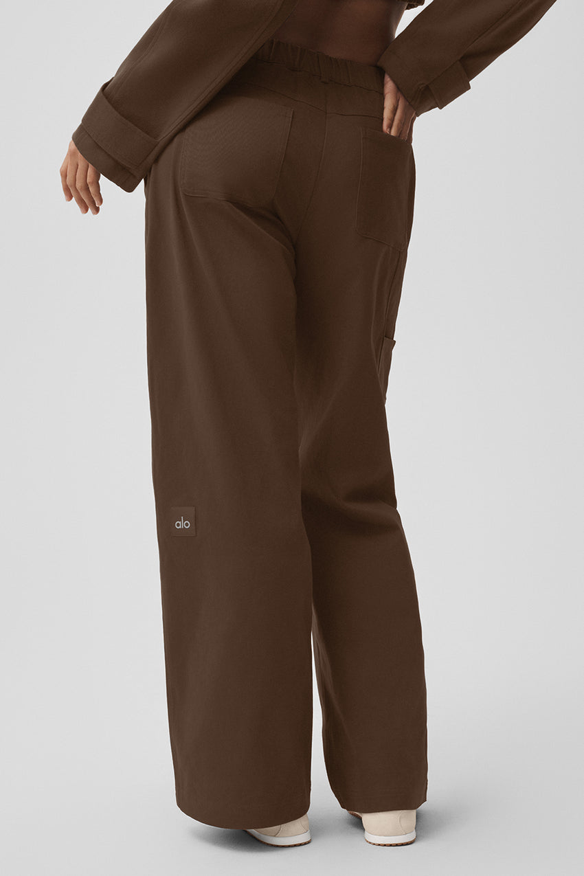 High Road Straight Leg Pant - Espresso